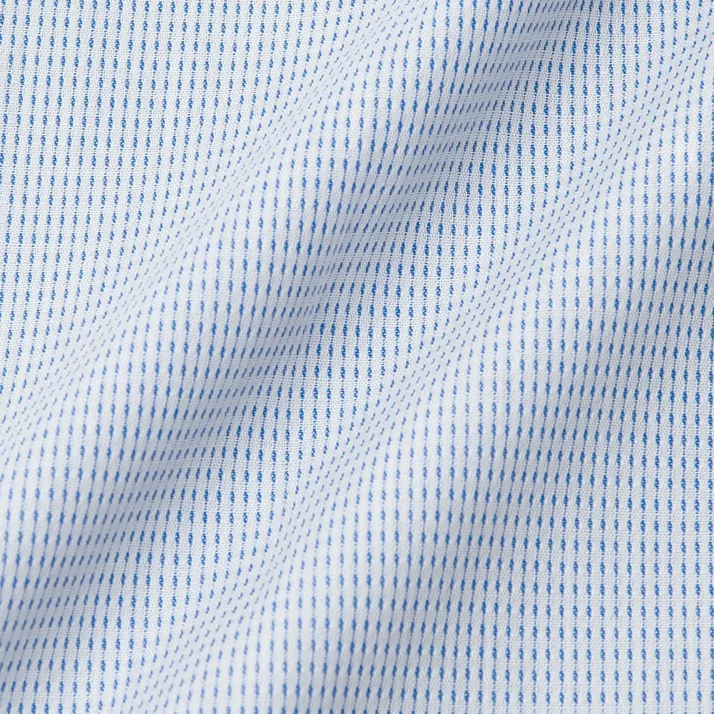 半袖ワイシャツ ブルー ドビー ひやっとクール ELLE HOMME
