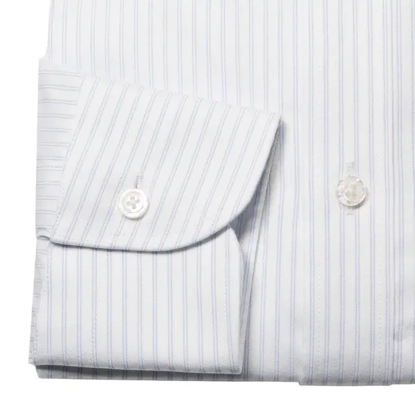ワイシャツ スリムフィット ストライプ ブルー ｜CHOYA SHIRT