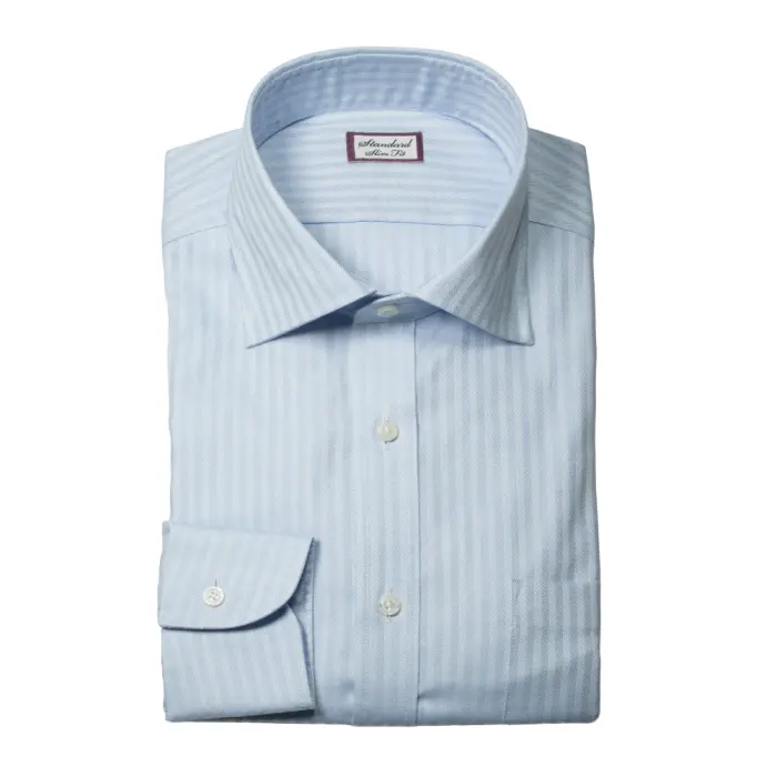 ワイシャツ スリムフィット ブルー ドビー ｜CHOYA SHIRT（チョーヤ