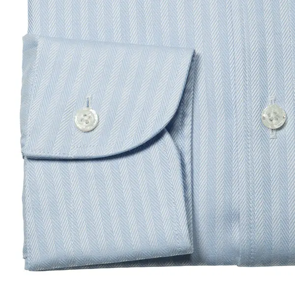 ワイシャツ スリムフィット ブルー ドビー ｜CHOYA SHIRT（チョーヤ