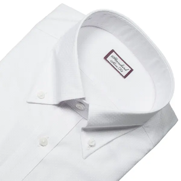 ワイシャツ スリムフィット ホワイト ドビー ｜CHOYA SHIRT（チョーヤ