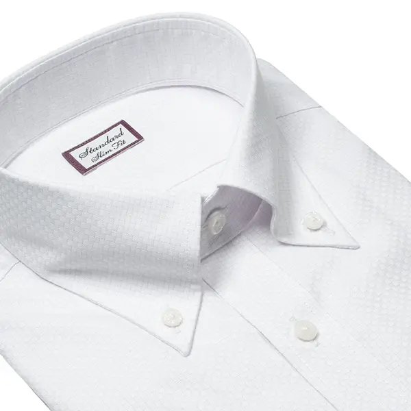 ワイシャツ スリムフィット ホワイト ドビー ｜CHOYA SHIRT（チョーヤ