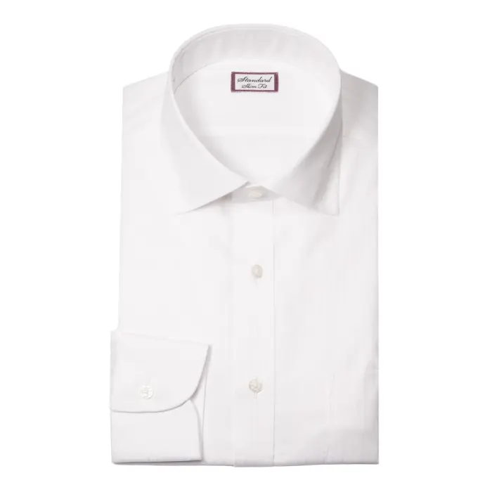 ワイシャツ スリムフィット ホワイト ドビー ｜CHOYA SHIRT（チョーヤ