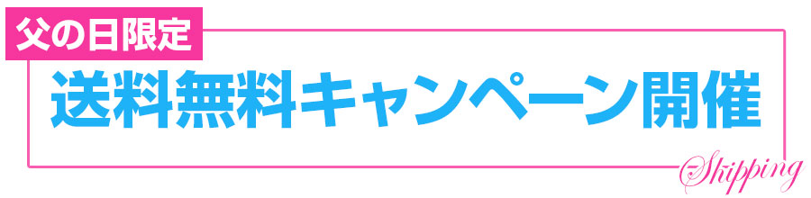 父の日限定送料無料キャンペーン中