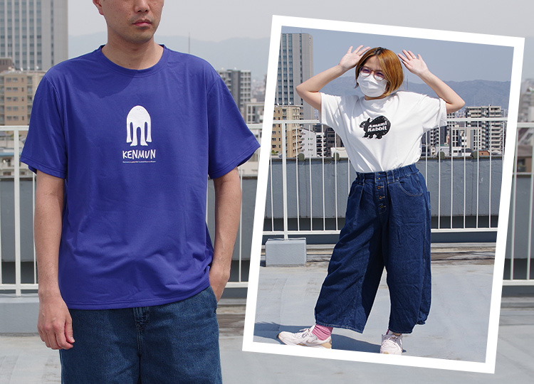 Tシャツ着用画像